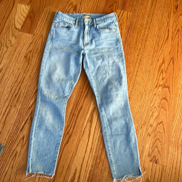 MOTHER Jeans Mother Denim Jeans The Looker Ankle Snippet Size 26